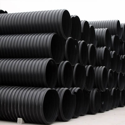 HDPE钢带螺旋波纹管