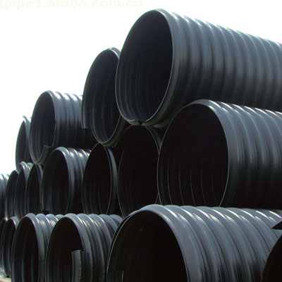 HDPE钢带螺旋波纹管